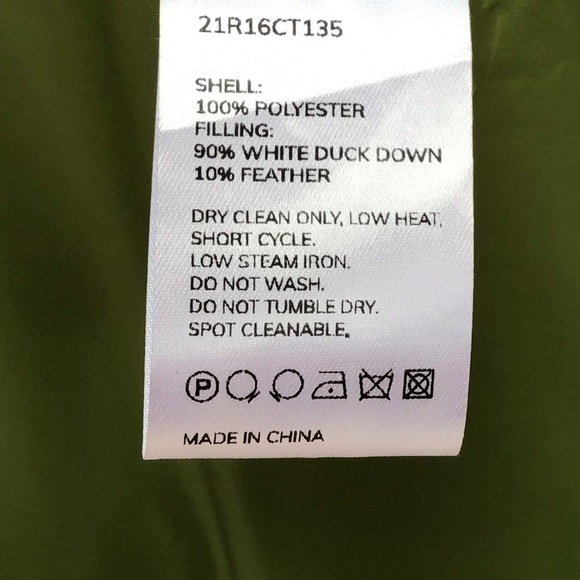 Nap Duck Down Oversized Hooded Puffer Coat Green NEW - Picture 12 of 13